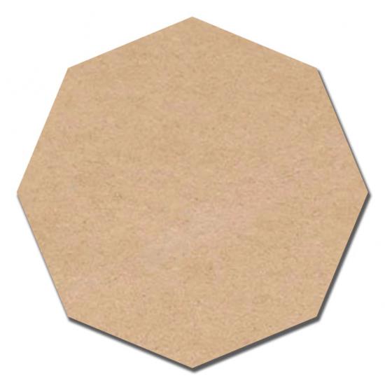 10 ADET 33 cm Sekizgen 3 mm Ham MDF Duralit Supla