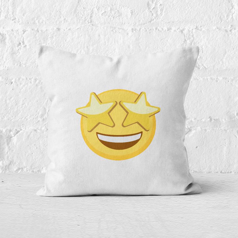 Yıldızlı Gözler Emoji Yastık Kılıfı